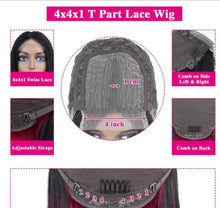 Load image into Gallery viewer, 4x4 x1 Tpart Lace Closure 10&quot; Colour T1B -99J