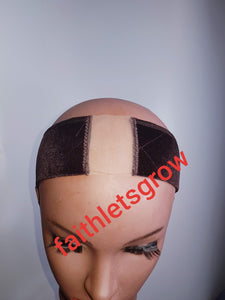 Wig Grip band with lace velcro fastened