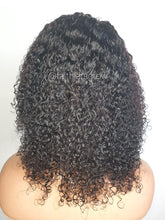 Load image into Gallery viewer, Kinky curly 13x4 Lace Front wig Pre-plucked, Bleacked Knots 12inch 150%Density