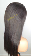 Load image into Gallery viewer, 6x6 Lace-closure glue-less  wig  20&quot; straight layered virgin brazillian hair