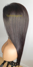 Load image into Gallery viewer, 6x6 Lace-closure glue-less  wig  20&quot; straight layered virgin brazillian hair