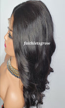 Load image into Gallery viewer, Loose wave 4x4 16inch virgin brazilian hair 180% density glue - less wig