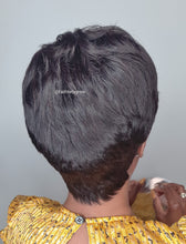 Load image into Gallery viewer, Latavia Pixie Cut Wig Full Machine Made human Glueless Short Glueless Brazilian Remy Hair