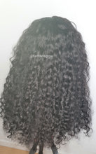 Load image into Gallery viewer, Deep wave 26inch peruvian hair 4x4 lace -closure glue less wig 250% density pre-plucked free parting