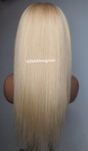 Load image into Gallery viewer, Colour 613 4x4 lace closure 16&quot; glueless wig Brazilian hair