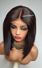 Load image into Gallery viewer, 10&quot; straight 4x4 lace-closure brazilian hair glueless wig