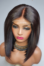 Load image into Gallery viewer, 10&quot; straight 4x4 lace-closure brazilian hair glueless wig