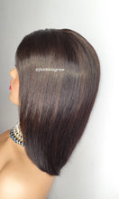 Load image into Gallery viewer, 10&quot; straight 4x4 lace-closure brazilian hair glueless wig