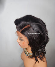 Load image into Gallery viewer, 9x4 lace frontal 8&quot; glueless wig body wave natural colour