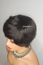 Load image into Gallery viewer, 6 inche pixie cut colour TB /30 machine made 150% density braziliain hair