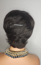 Load image into Gallery viewer, 6 inche pixie cut colour TB /30 machine made 150% density braziliain hair