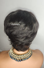 Load image into Gallery viewer, 6 inche pixie cut colour TB /30 machine made 150% density braziliain hair