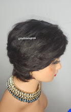 Load image into Gallery viewer, 6 inche pixie cut colour TB /30 machine made 150% density braziliain hair