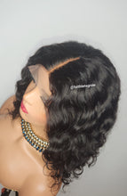 Load image into Gallery viewer, 10inch deep wave With T Part 4x1 Lace Closure Brazilian Hair Natural Color
