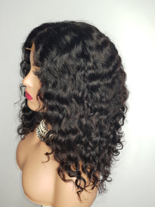 Loose Deep wave 12" 4x4 lace closure brazillian hair 180% density