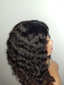 Loose Deep wave 12" 4x4 lace closure brazillian hair 180% density