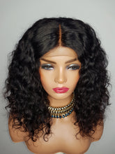 Load image into Gallery viewer, Loose Deep wave 12&quot; 4x4 lace closure brazillian hair 180% density