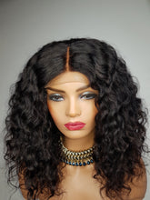 Load image into Gallery viewer, Loose Deep wave 12&quot; 4x4 lace closure brazillian hair 180% density