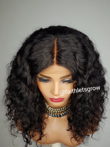 Loose Deep wave 12" 4x4 lace closure brazillian hair 180% density