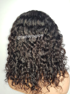 Loose Deep wave 12" 4x4 lace closure brazillian hair 180% density