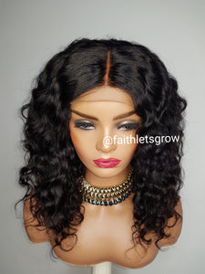 Loose Deep wave 12" 4x4 lace closure brazillian hair 180% density