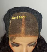 Load image into Gallery viewer, Loose Deep wave 12&quot; 4x4 lace closure brazillian hair 180% density