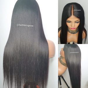 Straight 4x4  HD lace clousure 20inch 10A peruvian hair