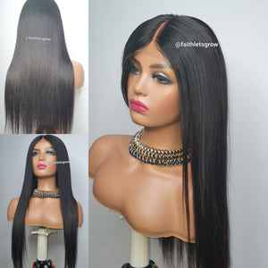 Straight 4x4  HD lace clousure 20inch 10A peruvian hair