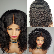 Load image into Gallery viewer, Loose Deep wave 12&quot; 4x4 lace closure brazillian hair 180% density