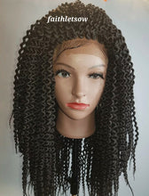 Load image into Gallery viewer, New arrival hand-made crochet twist out 4x4 lace closure glue-less wig